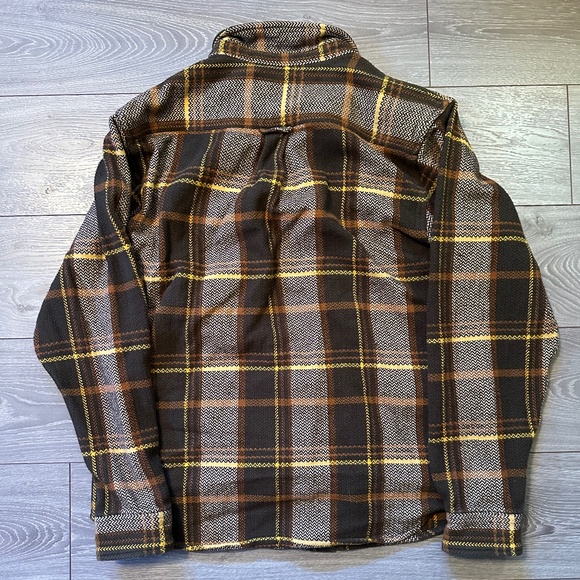 Woolrich Green Label Heavyweight Cotton Plaid Thick Shacket - Picture 2 of 4